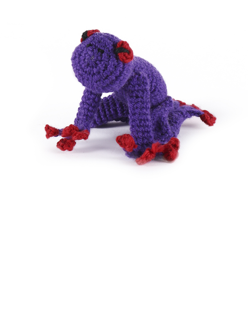 toft ed's animal mini red-eyed tree frog amigurumi crochet